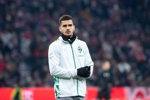 Andre Silva (Werder Bremen, 09), GER, FC Bayern Muenchen (FCB) vs SV Werder Bremen (SVW), Fussball Bundesliga, 21. Spieltag, Saison 2024 2025, 07.02.2025 DFB DFL regulations prohibit any use of photographs as image sequences and or quasi-video GER, FC Bayern Muenchen (FCB) vs SV Werder Bremen (SVW), Fussball Bundesliga, 21. Spieltag, Saison 2024 2025, 07.02.2025 Muenchen Copyright: xEibner-Pressefoto Memmlerx EP_MMR