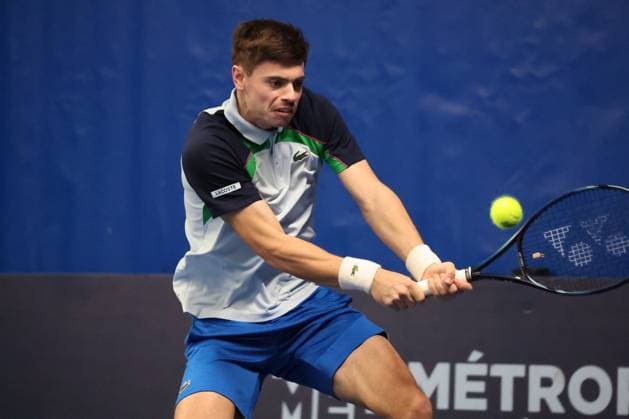 TENNIS : Play In Challenger Lille 2025 - ATP, Tennis Herren 125 Challenger Tour - 07 02 2025 Arthur GEA (France) au Play In Challenger Lille 2025, ATP 125 Challenger Tour, le 7 fÃ vrier 2025  Copyright: xLaurentxSANSONx xPsnewZx