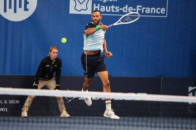 TENNIS : Play In Challenger Lille 2025 - ATP, Tennis Herren 125 Challenger Tour - 07 02 2025 Calvin HEMERY (France) au Play In Challenger Lille 2025, ATP 125 Challenger Tour, le 7 fÃ vrier 2025  Copyright: xLaurentxSANSONx xPsnewZx