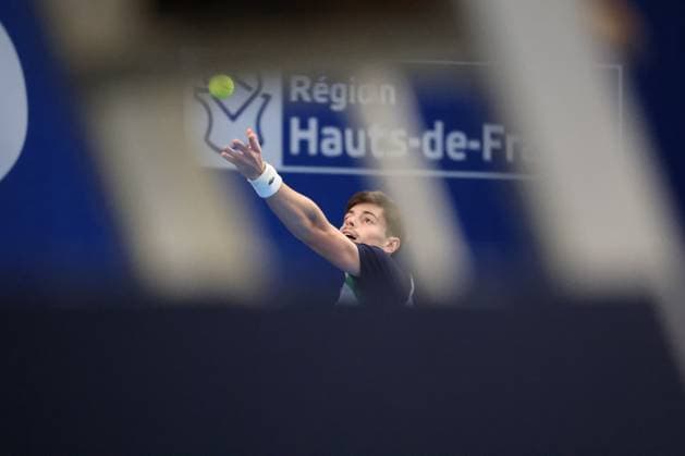 TENNIS : Play In Challenger Lille 2025 - ATP, Tennis Herren 125 Challenger Tour - 07 02 2025 Arthur GEA (France) au Play In Challenger Lille 2025, ATP 125 Challenger Tour, le 7 fÃ vrier 2025  Copyright: xLaurentxSANSONx xPsnewZx