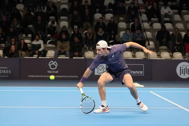 TENNIS : Play In Challenger Lille 2025 - ATP, Tennis Herren 125 Challenger Tour - 07 02 2025 Valentin ROYER (France) au Play In Challenger Lille 2025, ATP 125 Challenger Tour, le 7 fÃ vrier 2025  Copyright: xLaurentxSANSONx xPsnewZx