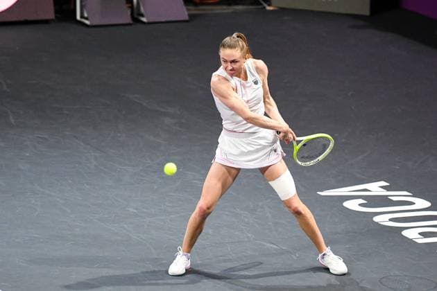 Transylvania Open 2025 - WTA, Tennis Damen 250 Tournament - Day 6 - Semi-finals Aliaksandra Sasnovich competes during the semi-final of the Transylvania Open 2025, a WTA250 Tournament, at BT Arena in Cluj-Napoca, Romania, on February 8, 2025 Cluj-Napoca Romania  Copyright: xFlaviuxBuboix originalFilename:buboi-notitle250208_npOHg.jpg