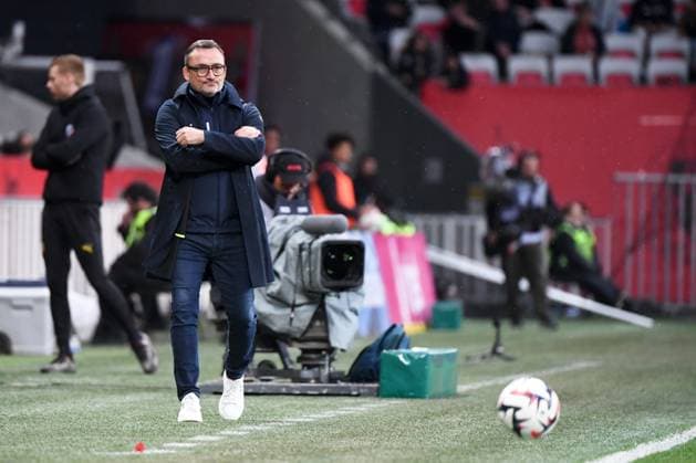 OGC Nice v RC Lens - Ligue 1 McDonald s 2024 2025 Franck HAISE (Entraineur Nice OGCN) during the Ligue 1 McDonald s match between Nice and Lens at Allianz Riviera on February 8, 2025 in Nice, France. Nice France  Copyright: xFEPx 776279669