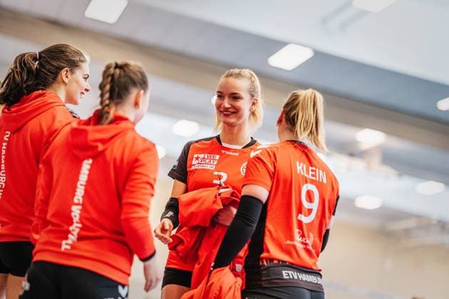 Volleyball Frauen Saison 2024 2025 2. Volleyball Bundesliga Frauen Pro ETV Hamburg vs. VCO Dresden 08.02.2025 Maja Pahlke ( 3, ETV Hamburg) Hamburg Lokstedter Steindamm 52 Hamburg Deutschland