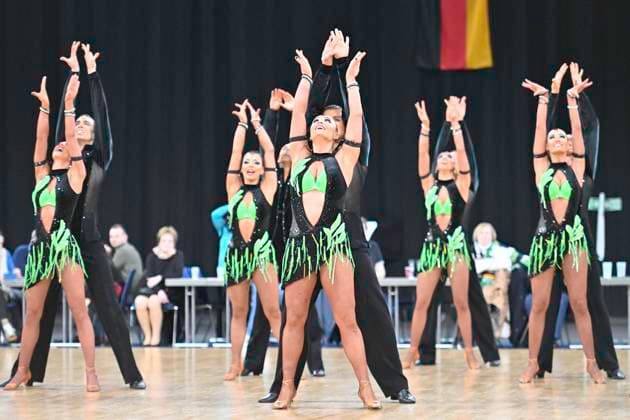 GER; Tanzen,1.Bundesliga Lateinformationen 08.02.2025, GER; Tanzen, 1.Bundesliga Lateinformationen, im Bild TSC Rot-Gold Casino Nuernberg A