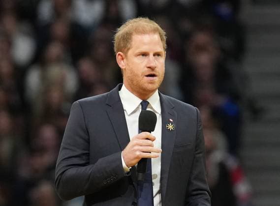 Sport Themen der Woche KW06 Sport Bilder des Tages February 8, 2025, Vancouver, Bc, CANADA: Prince Harry speaks during the Invictus Games opening ceremony on Saturday, February 8, 2025. Canada News - February 8, 2025  - ZUMAc35_ 20250208_zaf_c35_113 Copyright: xEthanxCairnsx
