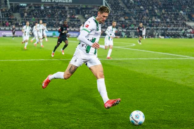 DFL1: Borussia Mönchengladbach - Eintracht Frankfurt, 08.02.2024 Tomas Cvancara (Borussia Mönchengladbach, 31). Bundesliga, Borussia Mönchengladbach - Eintracht Frankfurt, 21. Spieltag, am 08.02.2024, Borussia-Park, Mönchengladbach DFL regulations prohibit any use of photographs as image sequences and or quasi-video Copyright: xBEAUTIFULxSPORTS Meuselx