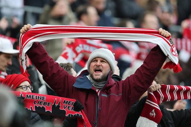 GER, 2.FBL, 1. FC Koeln vs. FC Schalke 04 09.02.2025, Rheinenergie Stadion, Koeln, GER, 2.FBL, 1. FC Koeln vs. FC Schalke 04, im Bild: Fans Koeln