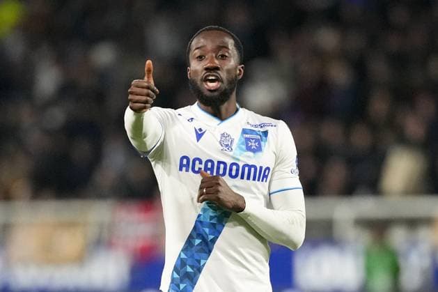 AJ Auxerre v Toulouse FC - Ligue 1 McDonald s 2024 2025 42 Elisha OWUSU (aja) during the Ligue 1 McDonald s match between Auxerre and Toulouse at Stade Abbe Deschamps on February 9, 2025 in Auxerre, France. Auxerre France  Copyright: xFEPx 776279859