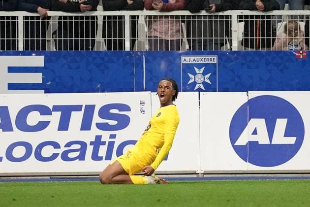 AJ Auxerre v Toulouse FC - Ligue 1 McDonald s 2024 2025 31 Noah EDJOUMA (tfc) during the Ligue 1 McDonald s match between Auxerre and Toulouse at Stade Abbe Deschamps on February 9, 2025 in Auxerre, France. Auxerre France  Copyright: xFEPx 776279859