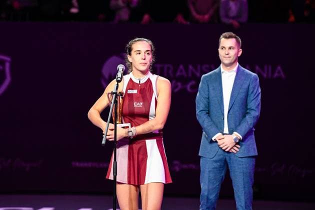 Transylvania Open 2025 - WTA, Tennis Damen 250 Tournament - Day 7 - Final Lucia Bronzetti participates in the final of the Transylvania Open 2025, a WTA250 Tournament, at BT Arena in Cluj-Napoca, Romania, on February 9, 2025 Cluj-Napoca Romania  Copyright: xFlaviuxBuboix originalFilename:buboi-notitle250209_npzul.jpg