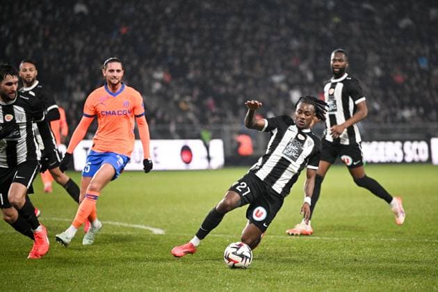 Angers SCO v Olympique de Marseille - Ligue 1 McDonald s 2024 2025 27 Lilian RAOLISOA (sco) during the Ligue 1 McDonald s match between Angers and Marseille at Stade Raymond Kopa on February 9, 2025 in Angers, France. Angers France  Copyright: xFEPx 776279730