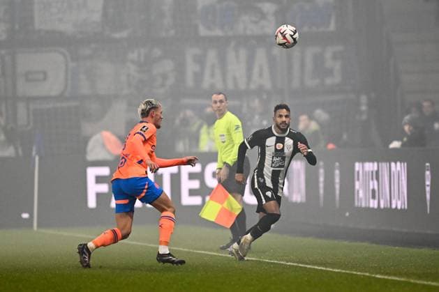 Angers SCO v Olympique de Marseille - Ligue 1 McDonald s 2024 2025 18 Jim ALLEVINAH (sco) during the Ligue 1 McDonald s match between Angers and Marseille at Stade Raymond Kopa on February 9, 2025 in Angers, France. Angers France  Copyright: xFEPx 776279730
