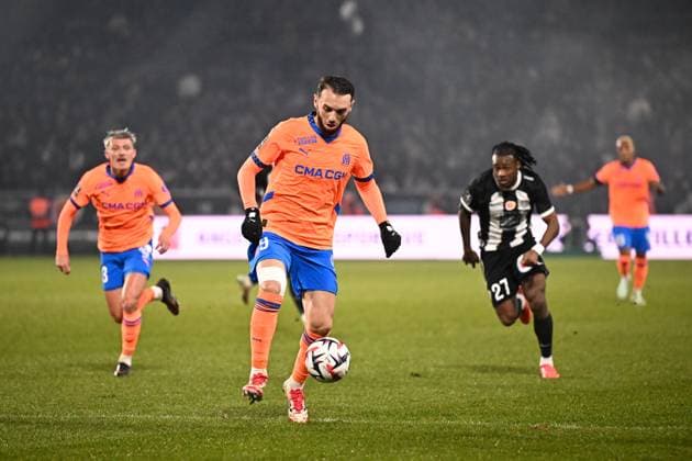 Angers SCO v Olympique de Marseille - Ligue 1 McDonald s 2024 2025 09 Amine GOUIRI (om) during the Ligue 1 McDonald s match between Angers and Marseille at Stade Raymond Kopa on February 9, 2025 in Angers, France. Angers France  Copyright: xFEPx 776279730