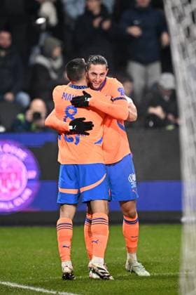 Angers SCO v Olympique de Marseille - Ligue 1 McDonald s 2024 2025 25 Adrien RABIOT (om) during the Ligue 1 McDonald s match between Angers and Marseille at Stade Raymond Kopa on February 9, 2025 in Angers, France. Angers France  Copyright: xFEPx 776279730
