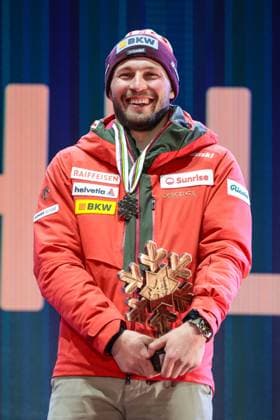 INVERNALI - Sci Alpino - FIS Alpine World Ski Championships - Men s Downhill FIS Alpine World Ski Championships Saalbach 2025 Men s Downhill - Medal Ceremony Bronze Medal:MONNEY Alexis (SUI) Sunday 09 02 25 Saalbach Austria  Copyright: xIPAxSport ABACAx