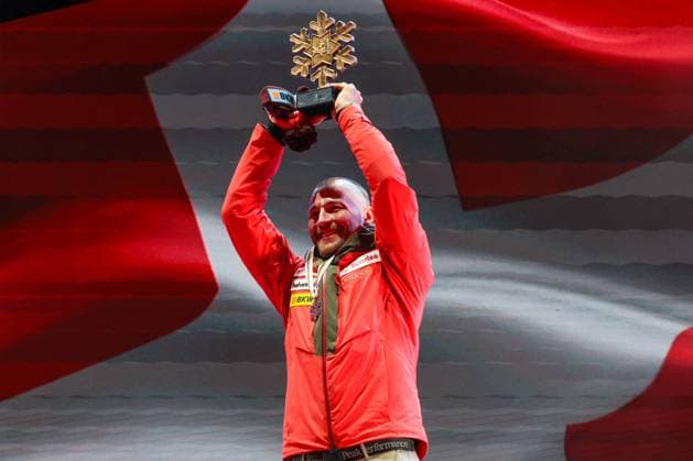 INVERNALI - Sci Alpino - FIS Alpine World Ski Championships - Men s Downhill FIS Alpine World Ski Championships Saalbach 2025 Men s Downhill - Medal Ceremony Bronze Medal:MONNEY Alexis (SUI) Sunday 09 02 25 Saalbach Austria  Copyright: xIPAxSport ABACAx