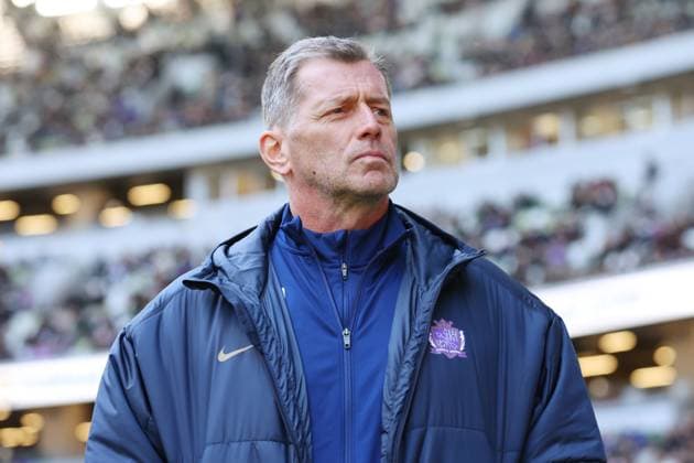 Michael Skibbe (Sanfrecce), FEBRUARY 8, 2025 - Football Soccer : FUJIFILM SUPER CUP 2025 match between Vissel Kobe - Sanfrecce Hiroshima at National Stadium in Tokyo, Japan. Noxthirdxpartyxsales  (280991834)