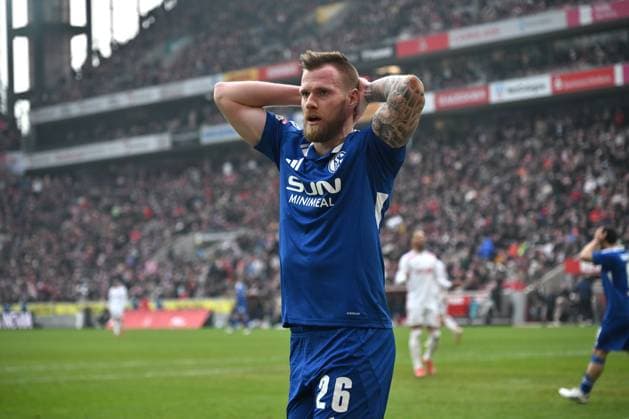 Tomas Kalas (FC Schalke 04) 09.02.2025, Fussball 2. Bundesliga, 21. Spieltag, Saison 2024 2025 1. FC Köln - FC Schalke 04 1:0 Koeln Rhein Energie Stadion Nordrhein Westfalen Deutschland