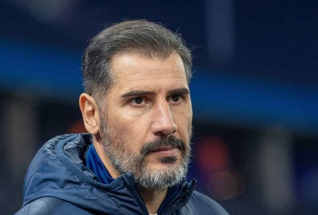Fussball, Herren, Saison 2024 2025, 2. Bundesliga (21. Spieltag), Hertha BSC - 1. FC Kaiserslautern, Trainer Cristian Fiel (Hertha BSC), 08.02. 2025, *** Soccer, Men, Season 2024 2025, 2 Bundesliga 21 Matchday , Hertha BSC 1 FC Kaiserslautern, Coach Cristian Fiel Hertha BSC , 08 02 2025, Copyright: xSebastianxRäppold MatthiasxKochx