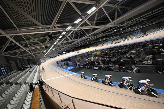 10-02-2025 Allenamento Europei Pista Zolder 2025; 2025, Great Britain; Zolder, Velodromo; 
