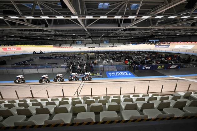 10-02-2025 Allenamento Europei Pista Zolder 2025; 2025, Great Britain; Zolder, Velodromo; 