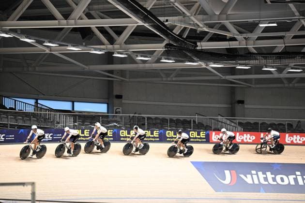 10-02-2025 Allenamento Europei Pista Zolder 2025; 2025, Svizzera; Zolder, Velodromo; 