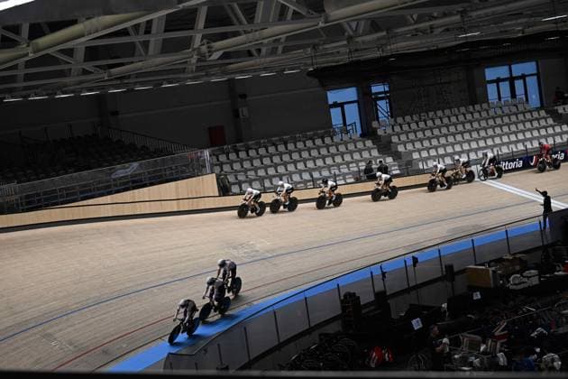 10-02-2025 Allenamento Europei Pista Zolder 2025; 2025, Svizzera; Zolder, Velodromo; 
