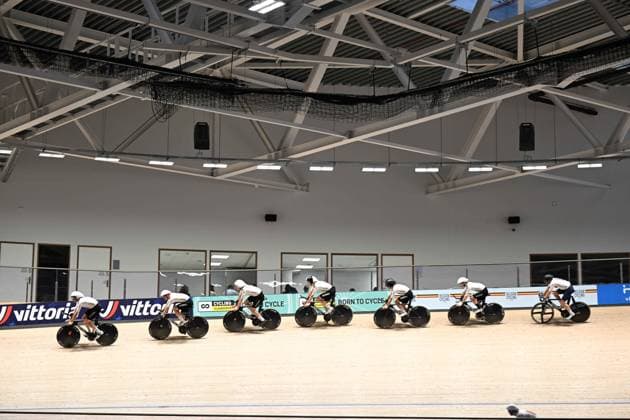 10-02-2025 Allenamento Europei Pista Zolder 2025; 2025, Svizzera; Zolder, Velodromo; 