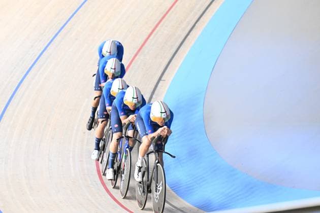 10-02-2025 Allenamento Europei Pista Zolder 2025; 2025, Italia; Zolder, Velodromo; 