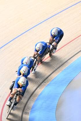 10-02-2025 Allenamento Europei Pista Zolder 2025; 2025, Italia; Zolder, Velodromo; 