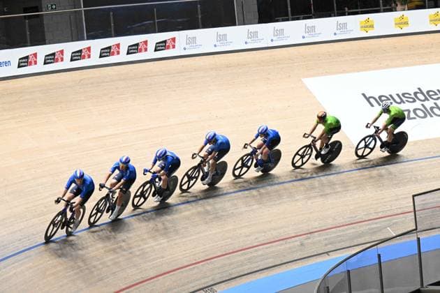 10-02-2025 Allenamento Europei Pista Zolder 2025; 2025, Italia; Viviani, Elia; Zolder, Velodromo; 