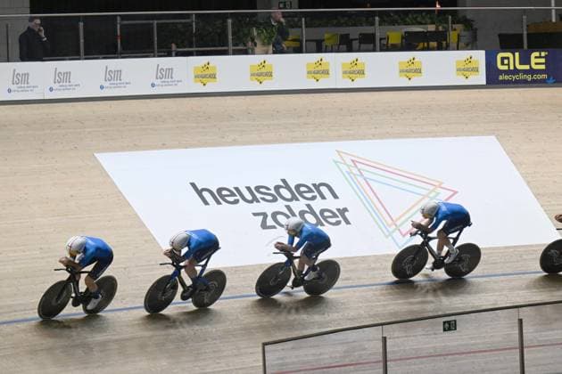 10-02-2025 Allenamento Europei Pista Zolder 2025; 2025, Italia; Zolder, Velodromo; 