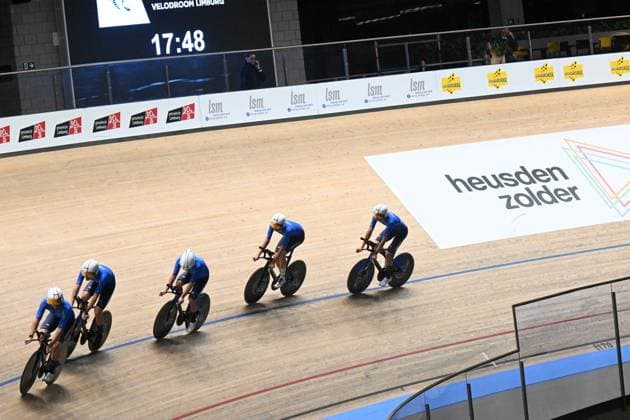 10-02-2025 Allenamento Europei Pista Zolder 2025; 2025, Italia; Zolder, Velodromo; 