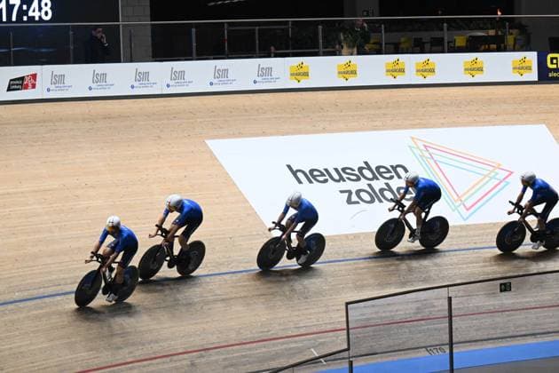 10-02-2025 Allenamento Europei Pista Zolder 2025; 2025, Italia; Zolder, Velodromo; 