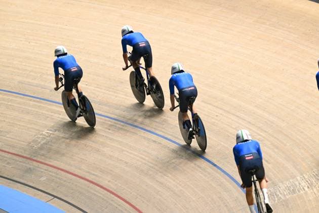 10-02-2025 Allenamento Europei Pista Zolder 2025; 2025, Italia; Zolder, Velodromo; 