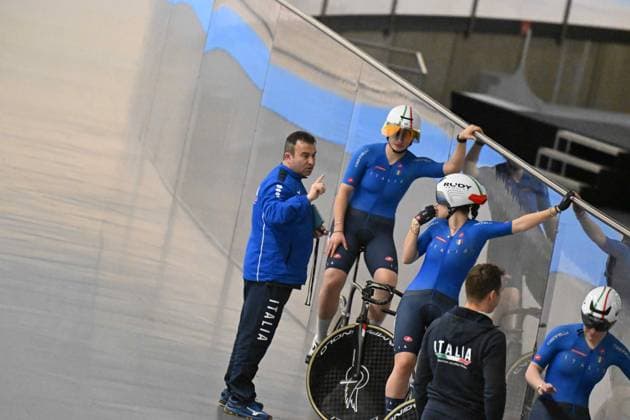 10-02-2025 Allenamento Europei Pista Zolder 2025; 2025, Italia; Quaranta, Ivan; Zolder, Velodromo; 