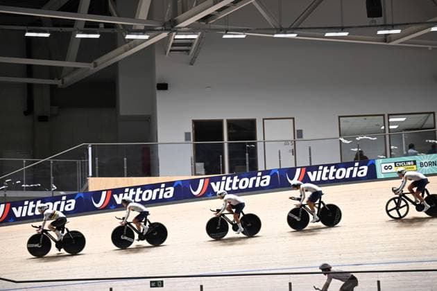 10-02-2025 Allenamento Europei Pista Zolder 2025; 2025, Great Britain; Zolder, Velodromo; 