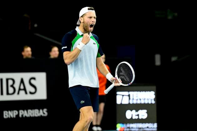 TENNIS : Open 13 Provence 2025 - Marseille - 10 02 2025 L Open 13 Provence se dispute du 10 au 16 fÃ vrier 2025 au Palais des Sports de Marseille. Hugo Grenier (FRA) MarseilleFrance  Copyright: xWilliamxCannarellax