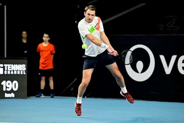 TENNIS : Open 13 Provence 2025 - Marseille - 10 02 2025 L Open 13 Provence se dispute du 10 au 16 fÃ vrier 2025 au Palais des Sports de Marseille. LukaÅ¡ Klein (SVK) MarseilleFrance  Copyright: xWilliamxCannarellax