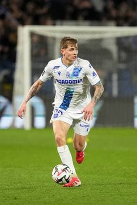 AJ Auxerre v Toulouse FC - Ligue 1 McDonald s 2024 2025 26 Paul JOLY (aja) during the Ligue 1 McDonald s match between Auxerre and Toulouse at Stade Abbe Deschamps on February 9, 2025 in Auxerre, France. Auxerre France  Copyright: xFEPx 776279859
