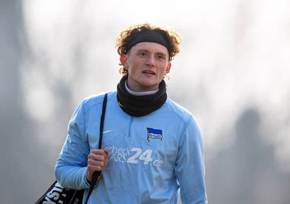 Fussball, Herren, Saison 2024 25, 2. Bundesliga, Hertha BSC, Training, Fabian Reese (Hertha BSC), 11.02. 2025,