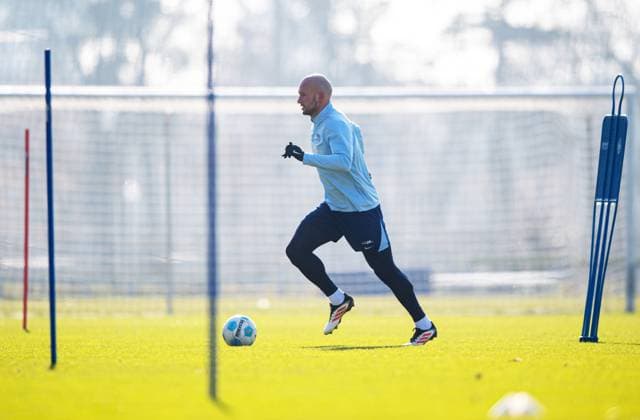 Fussball, Herren, Saison 2024 25, 2. Bundesliga, Hertha BSC, Training, Toni Leistner (Hertha BSC), 11.02. 2025,
