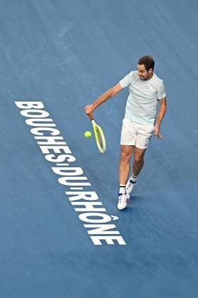Open 13 Provence - Richard Gasquet v Alexander Biblik Richard Gasquet (FRA) during his last match at the Open 13 Provence in Marseille, on February, 11, 2025. Photo by Corinne Dubreuil ABACAPRESS.COM Marseille France  Copyright: xDubreuilxCorinne ABACAx