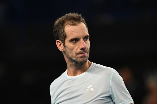 Open 13 Provence - Richard Gasquet v Alexander Biblik Richard Gasquet (FRA) during his last match at the Open 13 Provence in Marseille, on February, 11, 2025. Photo by Corinne Dubreuil ABACAPRESS.COM Marseille France  Copyright: xDubreuilxCorinne ABACAx