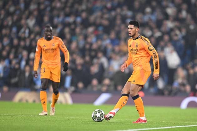 Jude Bellingham of Real Madrid during the UEFA Champions League 2024 25 football match between Real Madrid and Manchester City at the Etihad Stadium in Manchester (Richard Callis SPP) Copyright: xRichardxCallis SPPx spp-en-RiCa-spp_riCa_1102251462