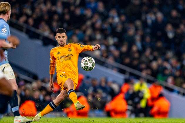 Dani Ceballos of Real Madrid during the UEFA Champions League 2024 25 football match between Real Madrid and Manchester City at the Etihad Stadium in Manchester (Richard Callis SPP) Copyright: xRichardxCallis SPPx spp-en-RiCa-spp_riCa_1102251542