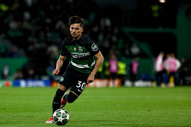 Biel forward of Sporting CP during the UEFA Champions League 2024 25 League knockout phase play-offs first leg football match between Sporting CP and Borussia Dortmund at the Jose Alvalade stadium in Lisbon on February 11, 2025. UEFA Champions League - Sporting CP vs Borussia Dortmund (Valter Gouveia SPP) Copyright: xValterxGouveia SPPx spp-en-VaGo-VG_L1157