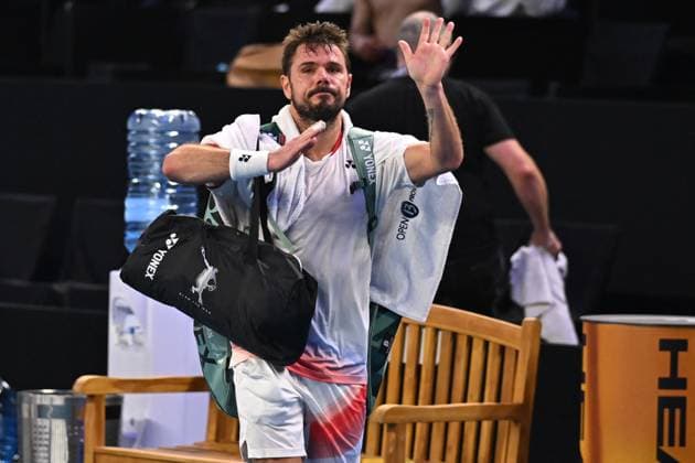 Sport Bilder des Tages Open 13 Provence - Marseille Stan Wawrinka (SUI) during his first round match at the Open 13 Provence in Marseille, on February, 11, 2025. Photo by Corinne Dubreuil ABACAPRESS.COM Marseille France  Copyright: xDubreuilxCorinne ABACAx