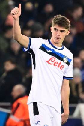 Club Brugge v Atalanta - UEFA Champions League BRUGGE, BELGIUM - FEBRUARY 12 : De Ketelaere Charles forward of Atalanta during the UEFA Champions League 2024 25 knockout phase play-off match first round between Club Brugge and Atalanta on February 12, 2025 in Brugge, Belgium, 12 02 2025 Brugge Belgium  Copyright: xPeterxDexVoechtx